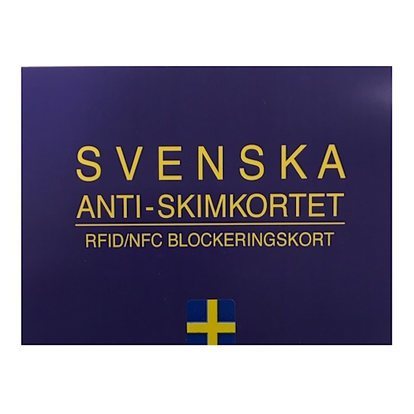 Svenskt RFID-skydd för bank- och kreditkort