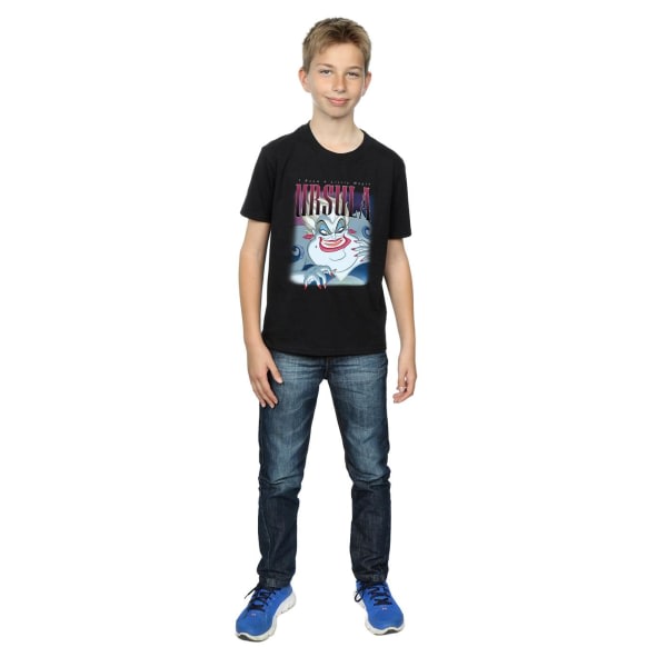 Disney Boys Den Lille Havfrue Ursula Montage T-shirt 5-6 år Sort 5-6 år
