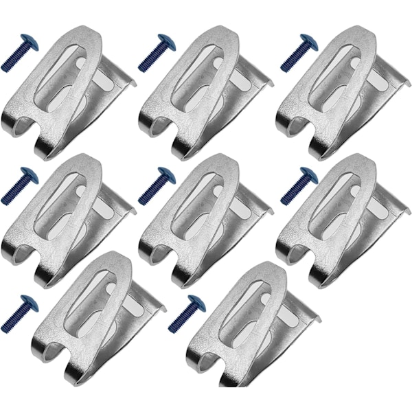 8 stk. Beltekrok med skrue for Makita 346449-3 324705-1 346034-2