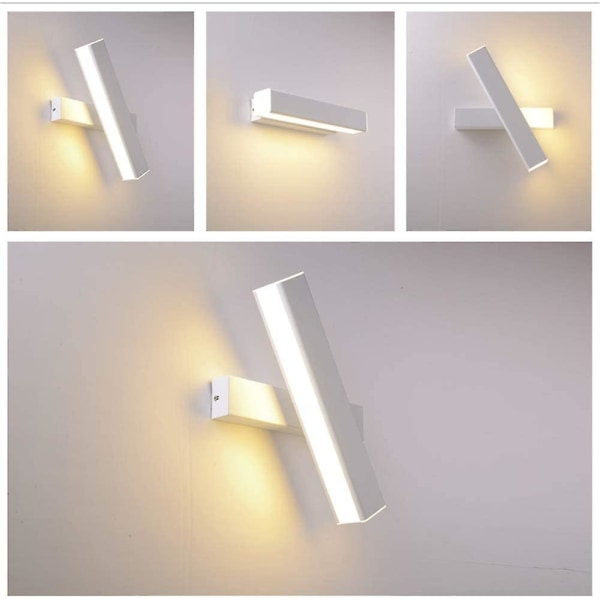 12W LED Vägglampa Vit Lampa Creative Design Indoor Light
