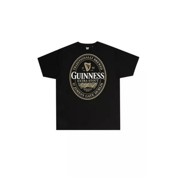 Guinness Herre Dublin Emblem Langt Pyjamassæt L Sort L