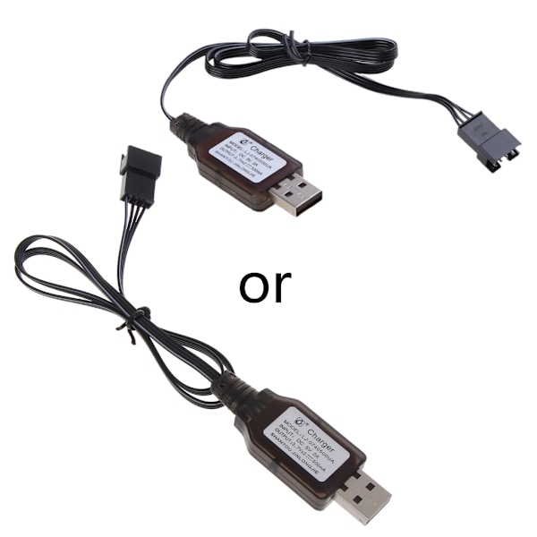 7,4V batteri SM-4P USB-kabellader RC Kraftfuld Båd Speedbåd R/C Legetøj