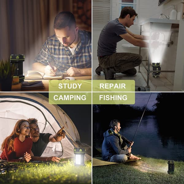 LED håndlampe, oppladbar lommelykt, campinglykt-FF-