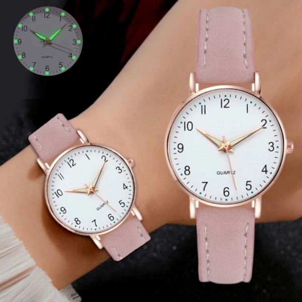 Quartz Armbåndsur Luminous Watch ROSA pink