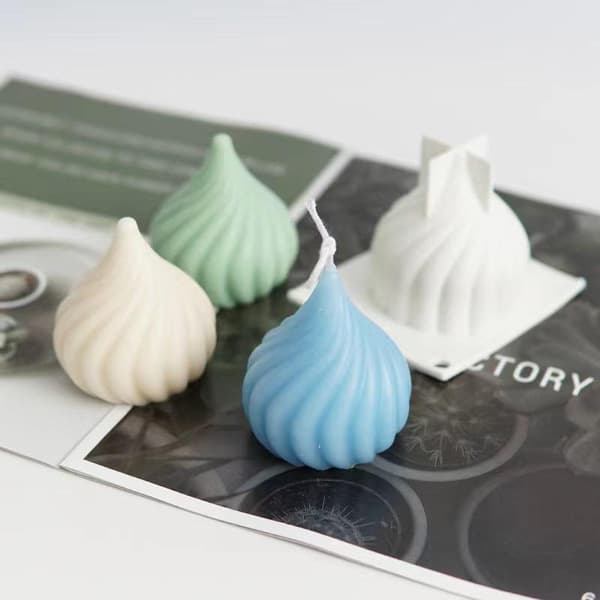 Lysformer Stearinlys DIY Silikonform Lysfremstilling Lysveke-FF-