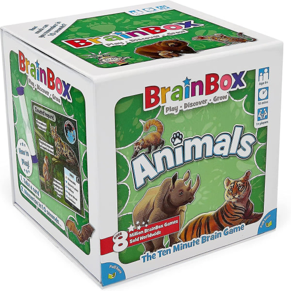 Brainbox Animals Card Game (oppdatering 2022)