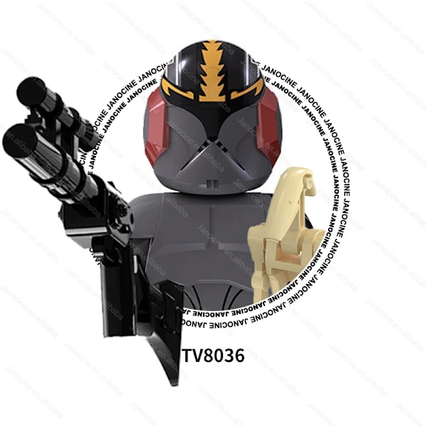 SW Rymdkriget Darth Mini Actionfigurer Klonsoldat Droider Jedi Anakin Skywalker Byggklossar i Plast Set Barnpresent TV8036