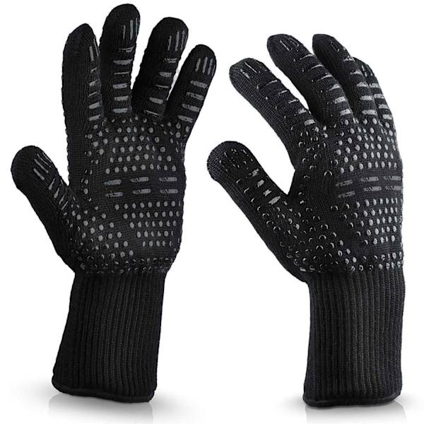 2-pack Grytvante med supergrepp - Grillhandskar Black Svart