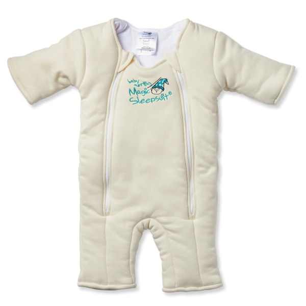 Magic Sleepsuit Transitionsprodukt - 3-6 Måneder Suttepose Transitionsdragt - Blødt Bomuldsmateriale med Dobbelt Lynlås til Nemme Bleeskift