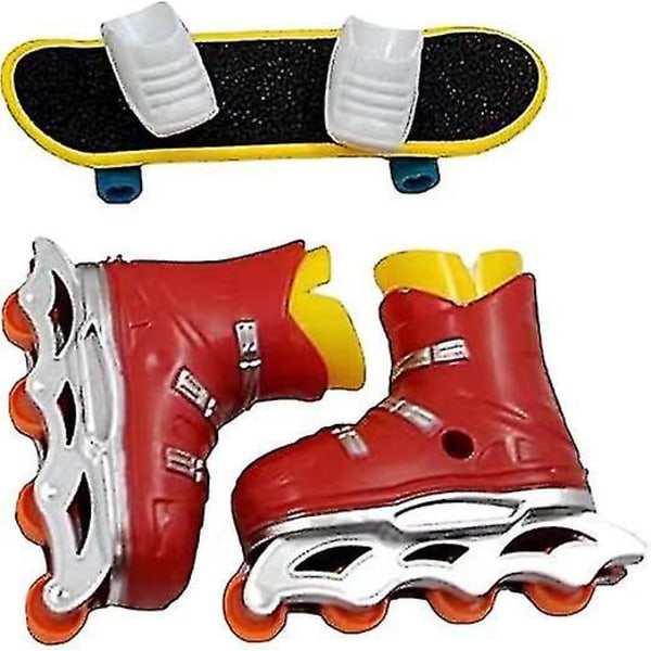 Mini Finger Skateboard Adventskalender 24 dagar jul med färgglada brädor för barn, tonåringar och vuxna