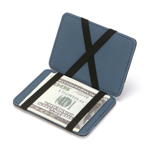 Tunna PU-läderplånböcker Business Kreditkortshållare Grön