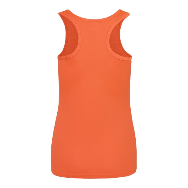 AWDis Just Cool Girlie Fit Sports Vest / Tank Top S Elec Electric Orange S