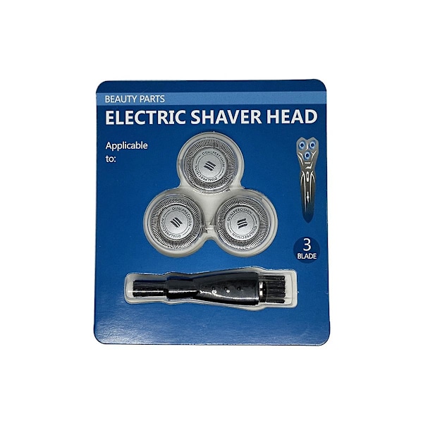 3 stk HQ8-bladhode for elektrisk barbermaskin PT730 PT735 PT860 PT870 AT750 AT751 AT890 AT891 HQ7120