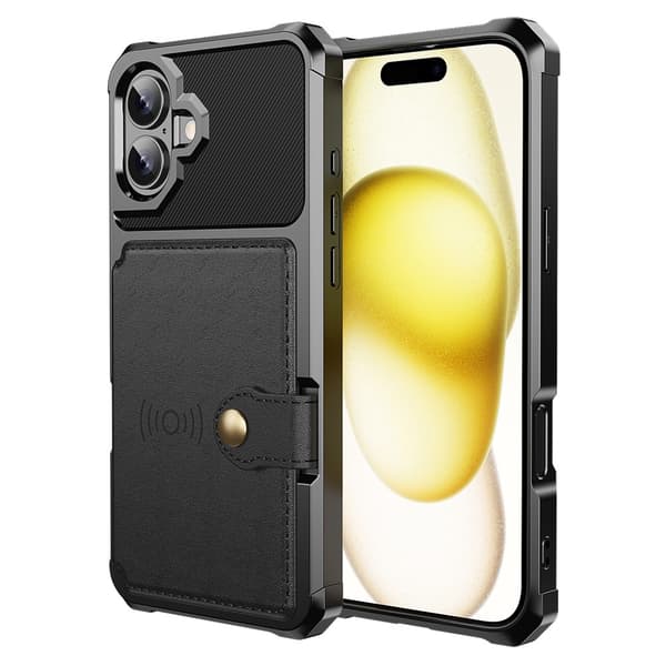 Monipaikkainen kotelo iPhone 16 Musta