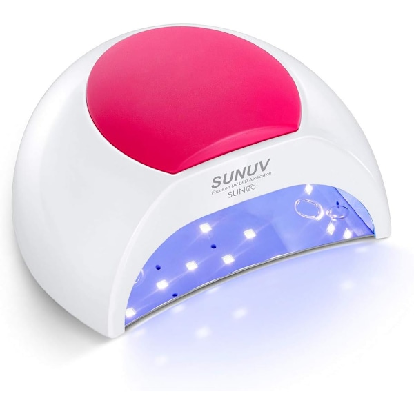 UV LED-lampa för nageltorkning, 48W Bärbar Professionell Automatisk Nageltork-XM4-