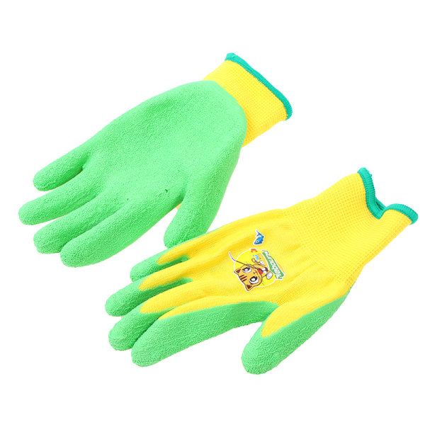 Barn/Junior Garden Safety Gummibelagda handskar DIY Age från Ye