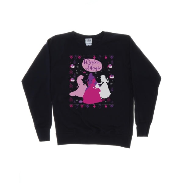 Disney Princess Dame/Dame Jul Silhouette Sweatshirt Deep Navy XXL
