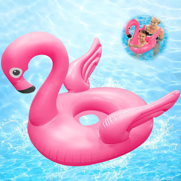 Pink Flamingos barnsimring, uppblåsbar simring för barn, baby , baby , baby