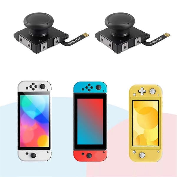 2 STK Hall Effect Joystick Switch/Lite/OLED Joycon Analog Thumbstick Uden Drev Hall Elektromagnet