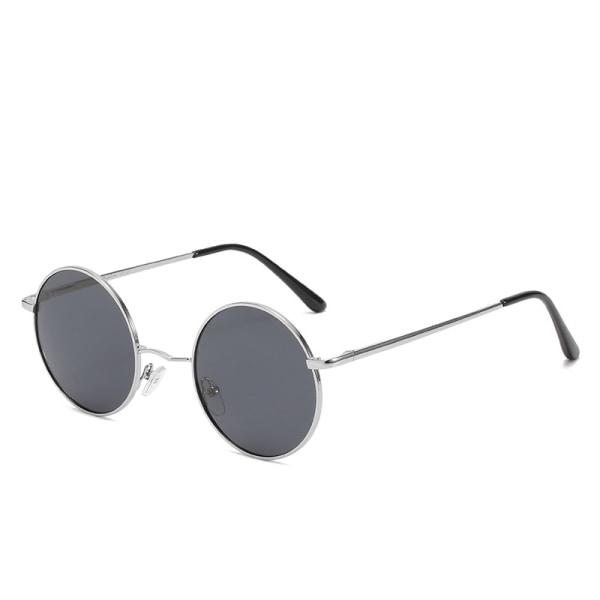 Rund polariserade solglasögon för damer för män i retro retrostil