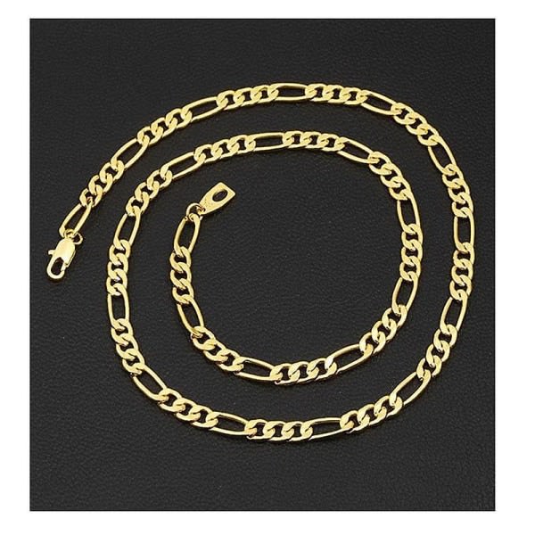 Mænds halskæde mode mænds kæde halskæde mænds kæder 18 karat guld smykker-STØRRELSE: 66 cm