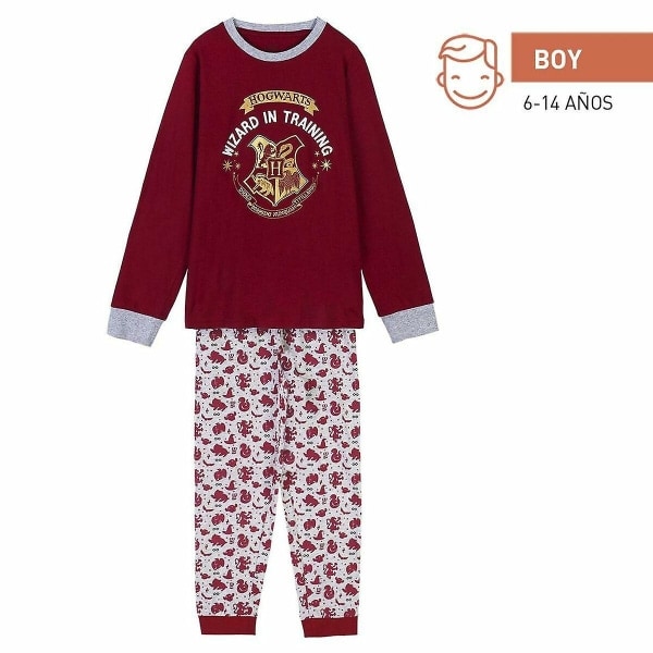 Pyjamat lapsille Harry Potter Red 6 vuotta