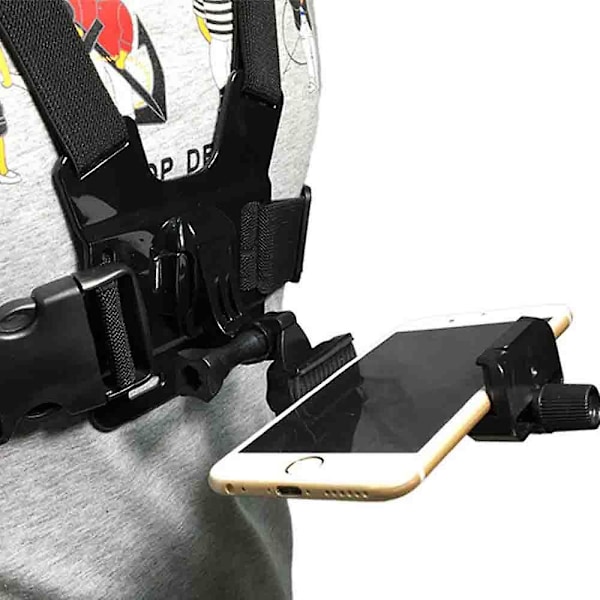 Mobiltelefon Selfie Brystfeste Brystsele Rem For Pov Gopro