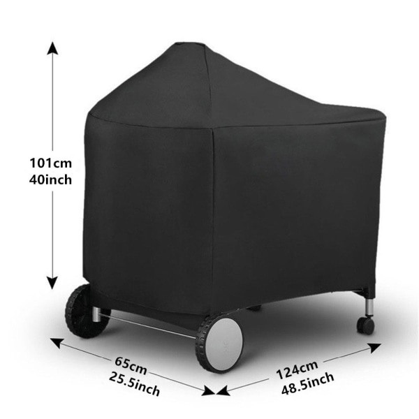 Weber 7152 vattentätt cover, 124 x 65 x 101 cm, 1 Lite