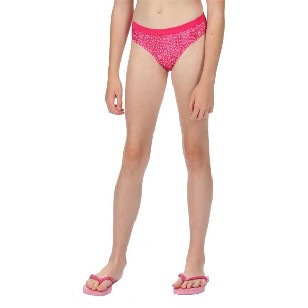Regatta Girls Hosanna Dyretrykk bikiniunderdeler 9-10 år Pi Pink Fushion 9-10 år
