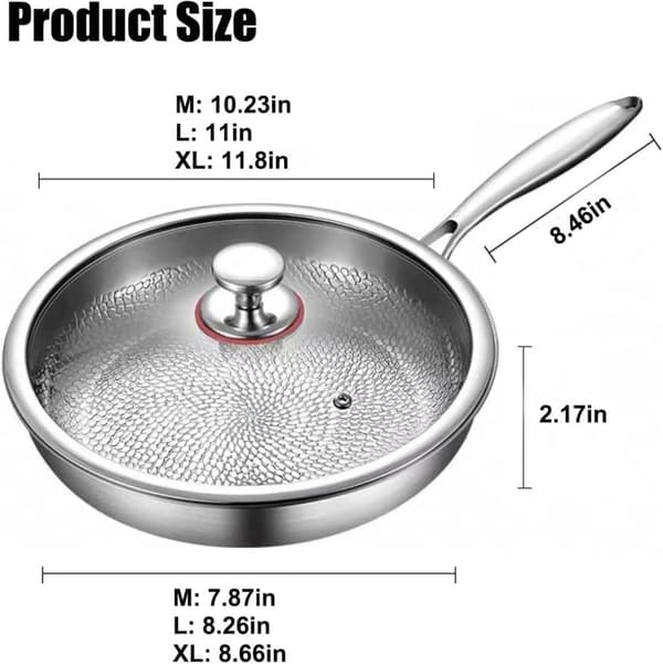 Titanium Stekepanne 100 % Non-Stick Belegg Sunn Matlaging