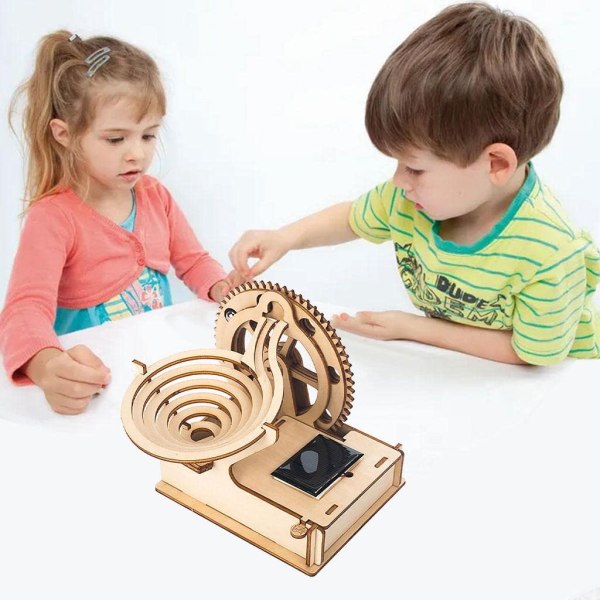 Handgjord utsökt 3D träpussel labyrintbollbana leksak för vuxna tonåringar Barn förälder och barn Tidspresent