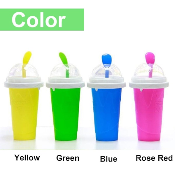 Slushie Maker Cup Magic Raskt Frossen Smoothies Cup yellow