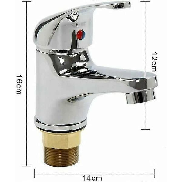 Washbasin Mixer Bathroom Faucet Hot and Cold Mixer Chrome Plated Solid Brass Washbasin Bathroom-FF-
