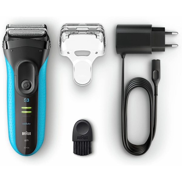 Series 3 Elektrisk barbermaskine og præcisionstrimmer, 1-pakke, vurderet som Great Value 3040s-XF4-