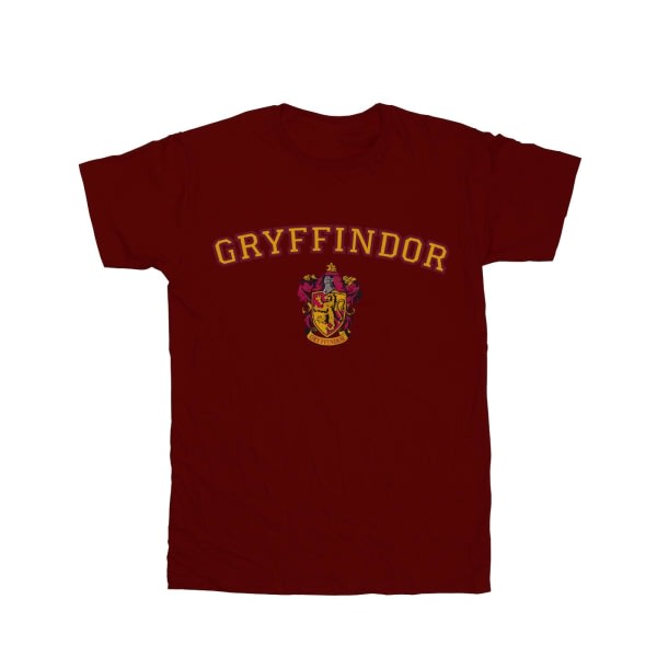 Harry Potter Boys Gryffindor Crest T-paita 12-13 vuotta Burgundy 12-13 vuotta