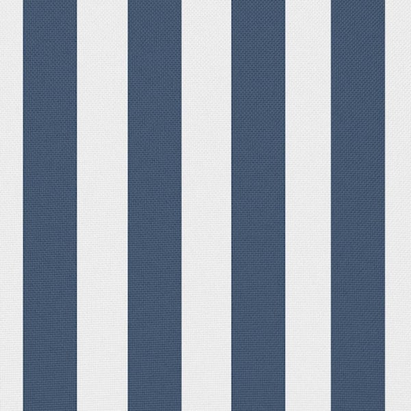 vidaXL Pyntepuder til haven 2 stk. 45x45 cm stribet marineblå Blue Blå