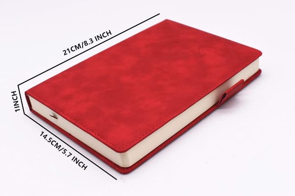 A5-notatbøker - 8,3\"×5,7\" - 360 sider --FF- Red