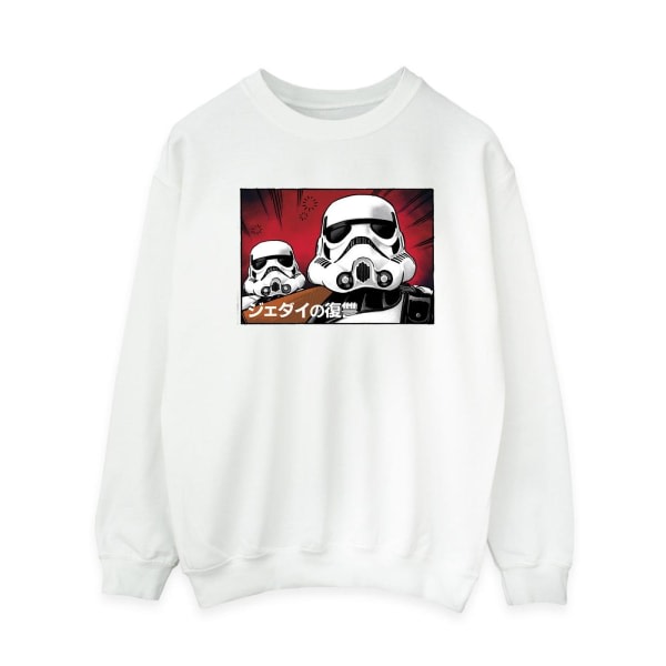 Star Wars Stormtrooper Japansk skjorte dame/dame L Hvid L