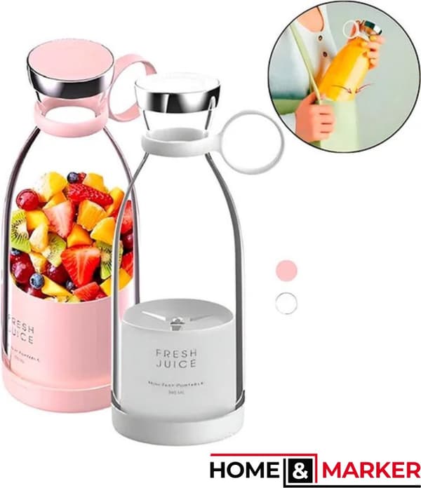 Blender To Go Bærbar Mini Blender Hvid White