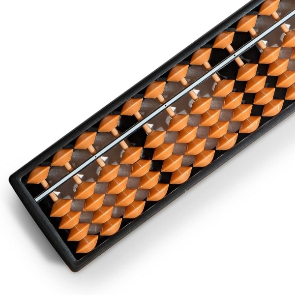 Galaxy Standard Abacus 25,4 cm Professionell 17-kolumnsräknare (pedagogiskt verktyg)