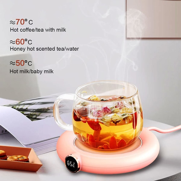 Kaffemugg varmare, automatisk avstängning USB -koppvärmare, elektrisk