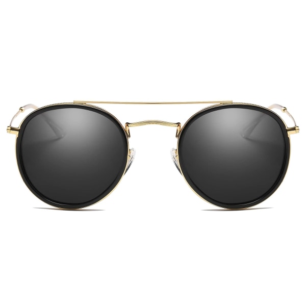 Solbriller herre, polariserte runde solbriller  Glassesirkel