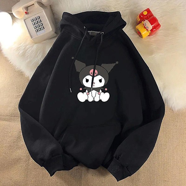Sanrio Anime Cinnamoroll Kuromi My Melody Plysch Huvtröjor Kläder Pojke Flicka Baby Tröjor Pullover Toppar Present 115-125CM 115-125CM QWE-5VFGG
