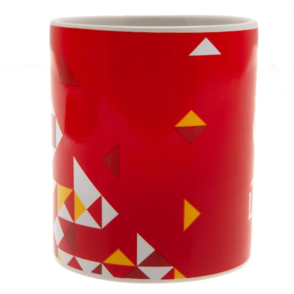 Liverpool FC Crest Mug En Storlek Röd/Vit/Gul Red/White/Yellow One Size