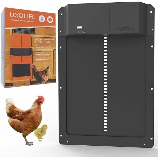 Automaattinen Chicken Coop Door Kit Täysi oven valoanturi Chicken Coop Power