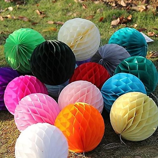 12 st, honeycomb boll, 12 slumpmässiga färger