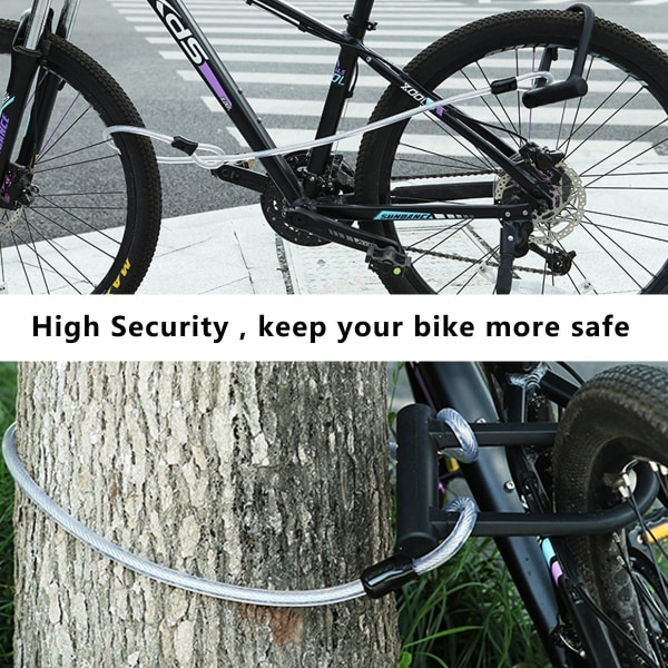 Bike U Lock-16mm heavy duty sikkerheds U-formet kabelcykellås