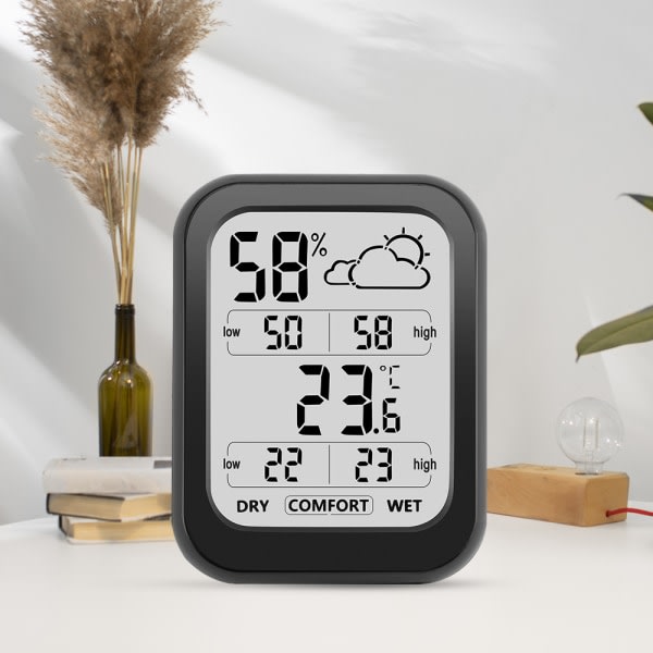 Rumtermometer Hygrometer, temperaturmonitor til drivhuse
