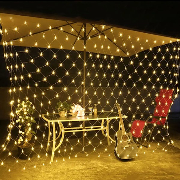 4mx6M 1,5MX1,5M 2x3M Julgirlander LED-streng Julelys Fairy Xmas Party Have Bryllupsdekoration Gardinlys