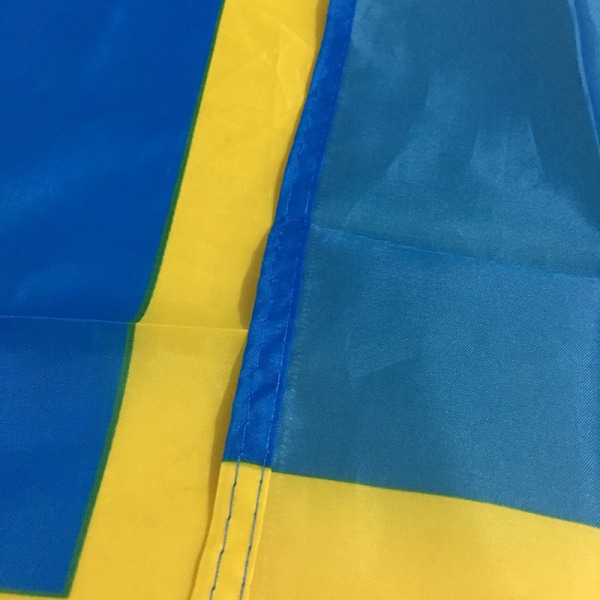 Flagga 90x150cm- Trykt Sverige-VM,Stödande Flagga